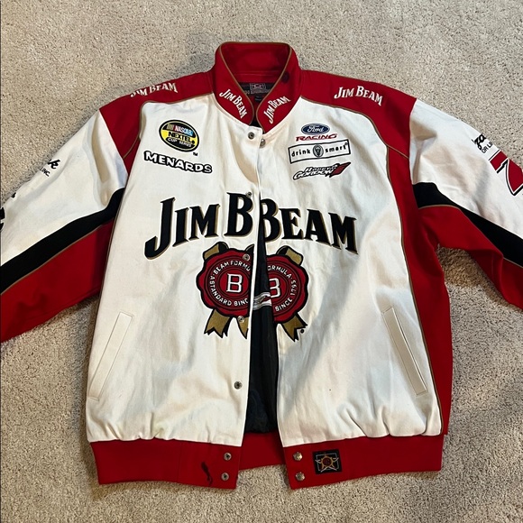 Red and White Racing Jacket - Picture 1 of 11